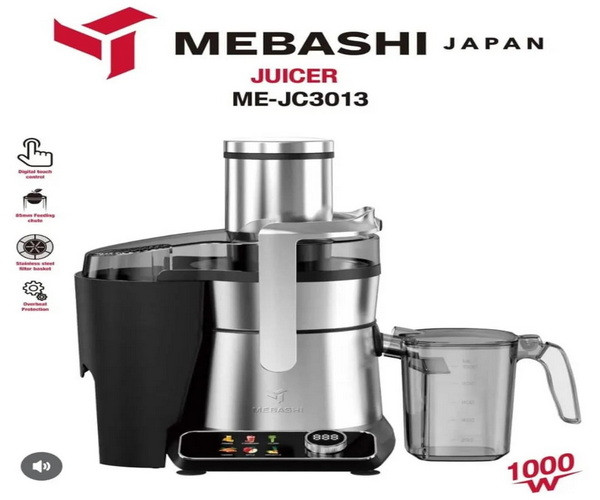 نمای نمایشگر لمسی رنگی آبمیوهگیری ME-JC3013