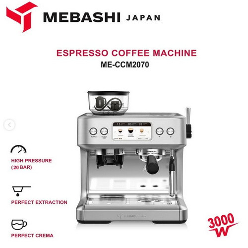 مشخصات فنی اسپرسوساز مباشی ME-CM2070 - نمای جلو