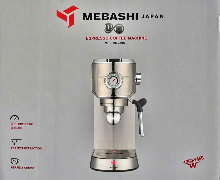 مشخصات نمای کامل اسپرسوساز مباشی ECM2030