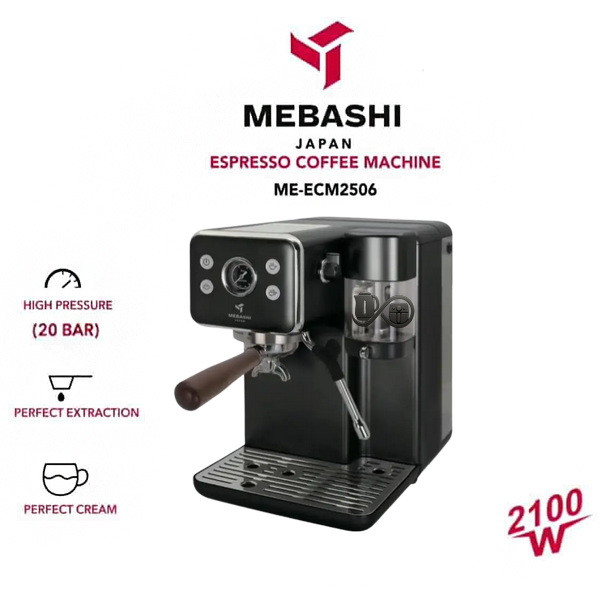 مشخصات اسپرسوساز مباشی مدل ME-ECM2506 مشکی