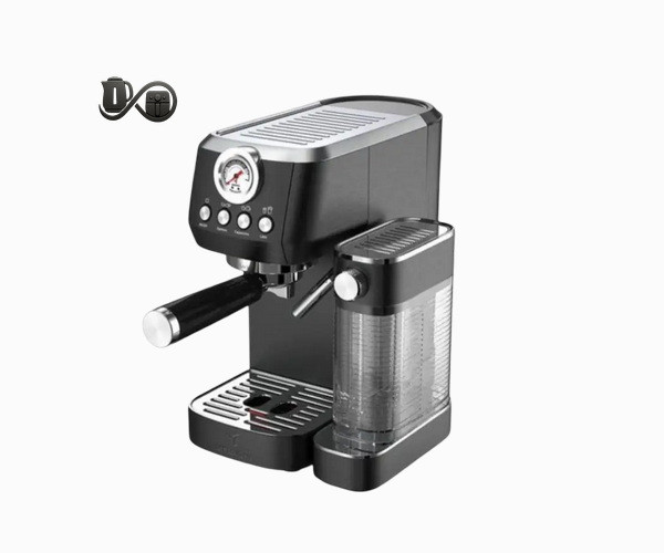 اسپرسوساز مباشی ME‑ECM2501 نمای جلو مشکی