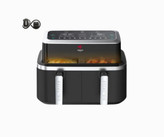 سرخ کن دوقلو بدون روغن مباشی ME-AF976 نمای جلو