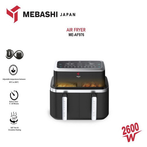 مشخصات سرخ کن دوقلو بدون روغن مباشی ME-AF976