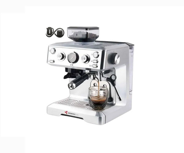 اسپرسوساز مباشی ME-CCM2064 نمای جلو رنگ سیلور