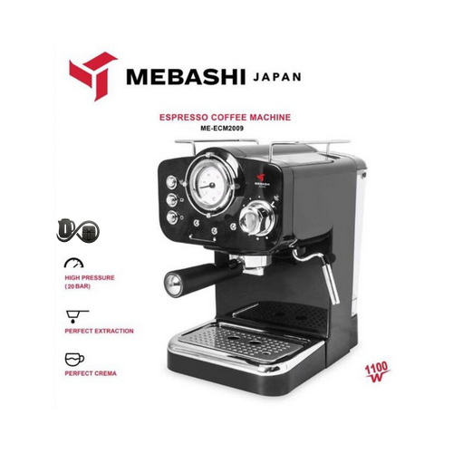 مشخصات اسپرسوساز مباشی ME-ECM2009 رنگ مشکی