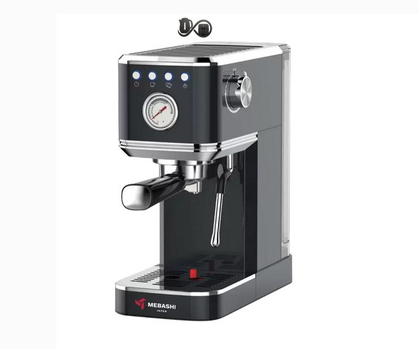 اسپرسوساز مباشی ME-ECM2047 نمای جلو رنگ مشکی