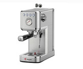 اسپرسوساز مباشی ME-ECM2047 نمای جلو رنگ سیلور