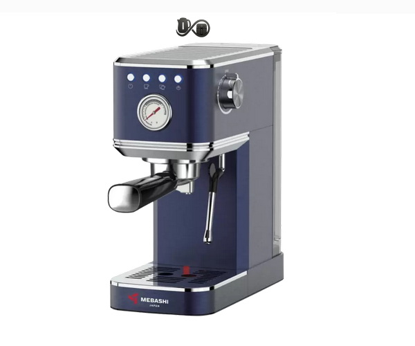 اسپرسوساز مباشی ME-ECM2047 نمای جلو رنگ ابی