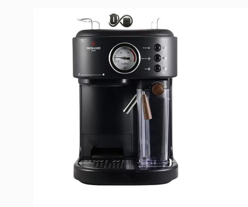 اسپرسوساز مباشی ME‑ECM2500 نمای جلو مشکی