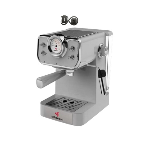 اسپرسوساز مباشی ME-ECM2039 رنگ گری نمای جلو
