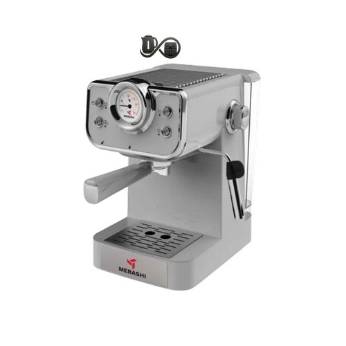 اسپرسوساز مباشی ME-ECM2039 رنگ گری نمای جلو