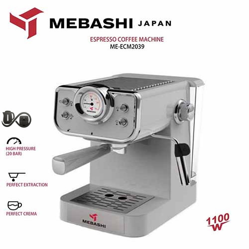 مشخصات اسپرسوساز مباشی ME-ECM2039  نمای جلو