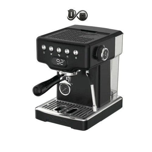 اسپرسوساز مباشی ME-ECM2115 نمای جلو مشکی