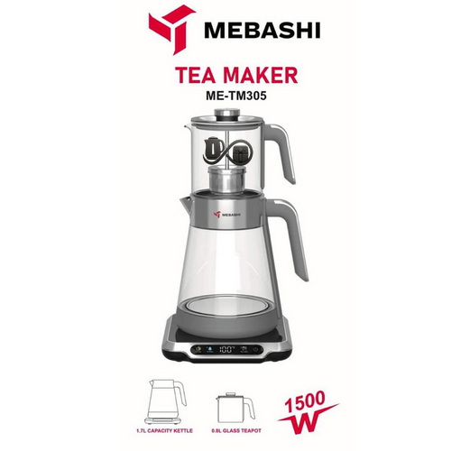 مشخصاتچای‌ساز مباشی مدل ME-TM305 رنگ مشکی
