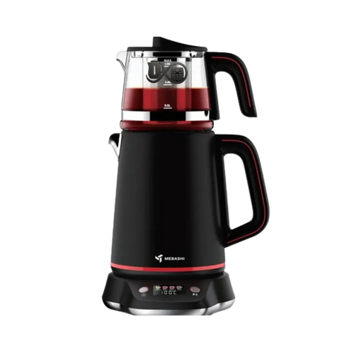 چای‌ساز مباشی ME-TM302 کتری ۲ لیتری نمایشگر دیجیتال مشکی