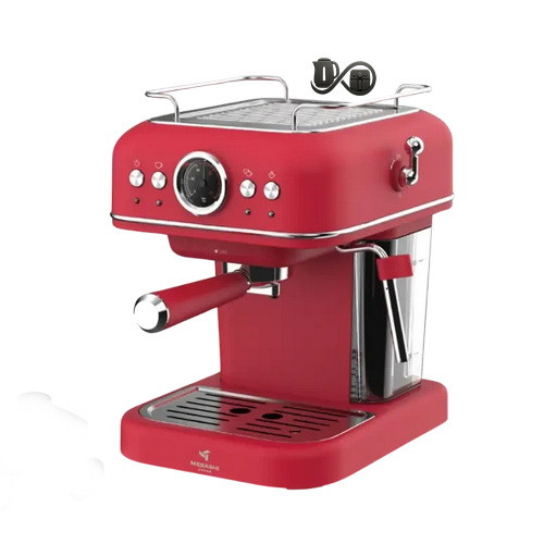 اسپرسوساز مباشی ME-ECM2049 نمای جلو قرمز