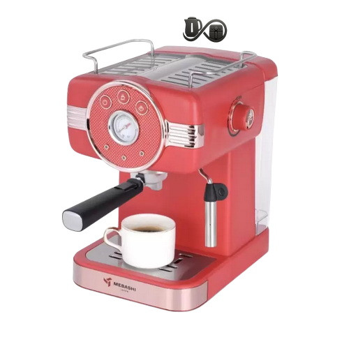 نمای جلو اسپرسو ساز مباشی ME-ECM2046 قرمز