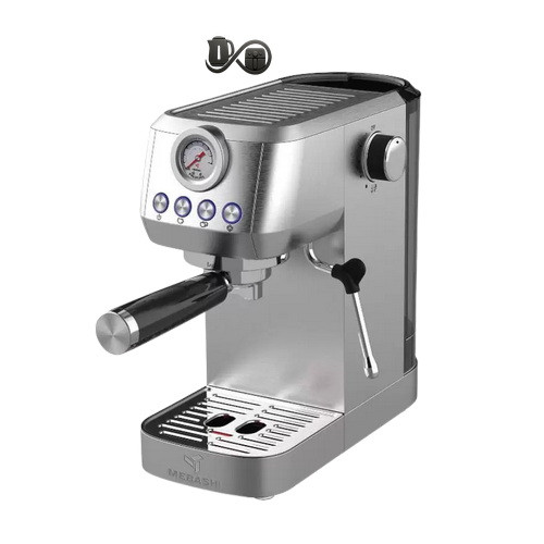 نمای جلو اسپرسوساز مباشی ME-ECM2041 استیل