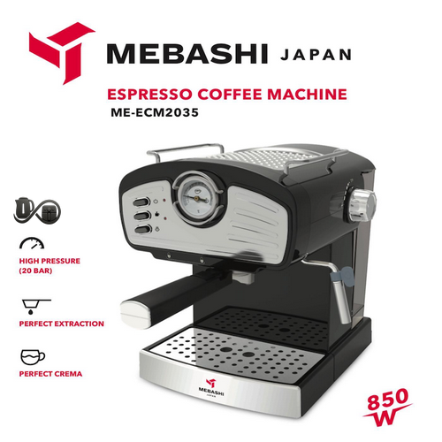 مشخصات اسپرسوساز مباشی مدل ME-ECM2035 مشکی