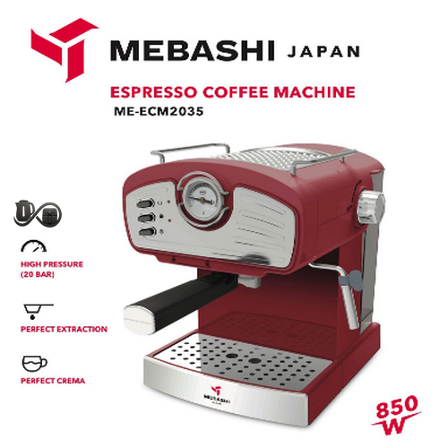 مشخصات اسپرسوساز مباشی مدل ME-ECM2035 قرمز