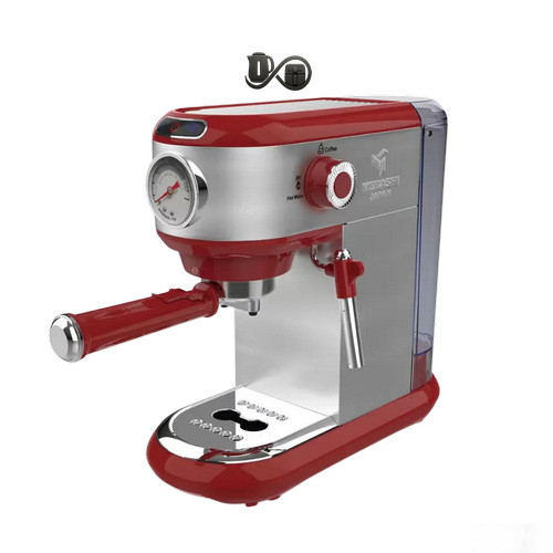 اسپرسوساز مباشی ME-ECM2025 نمای جلو قرمز