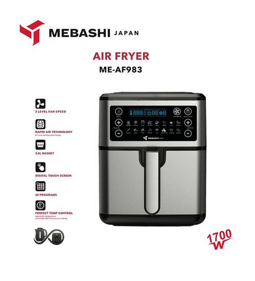 مشخصات سرخکن بدون روغن مباشی ME-AF983