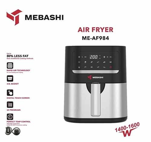 مشخصات سرخکن بدون روغن مباشی ME-AF984