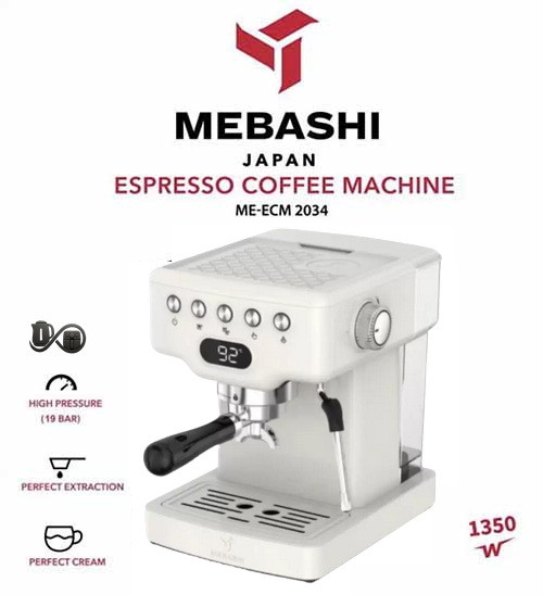 مشخصات اسپرسوساز مباشی ME-ECM2034 سفید