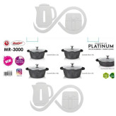 مشخصات سایز سرویس قابلمه گرانیت مایر مدل 3000