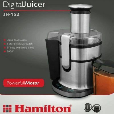 مشخصات آبمیوه‌گیری همیلتون JH-152