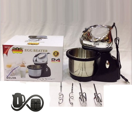 همزن کاسه‌دار رومانتیک هوم SELVA-8 با لوازم