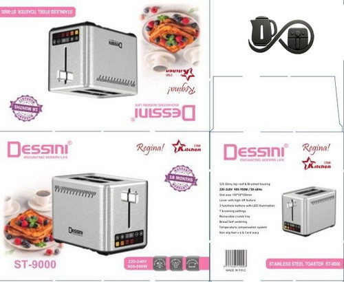 مشخصات توستر نان استیل دسینی مدل ST-9000
