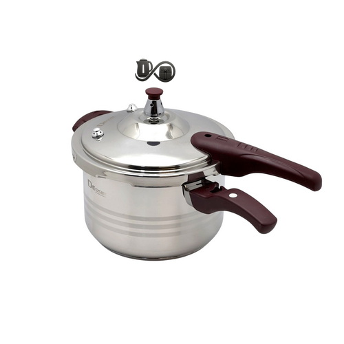 زودپز دسینی ۶ لیتری استیل نمای دسته باز