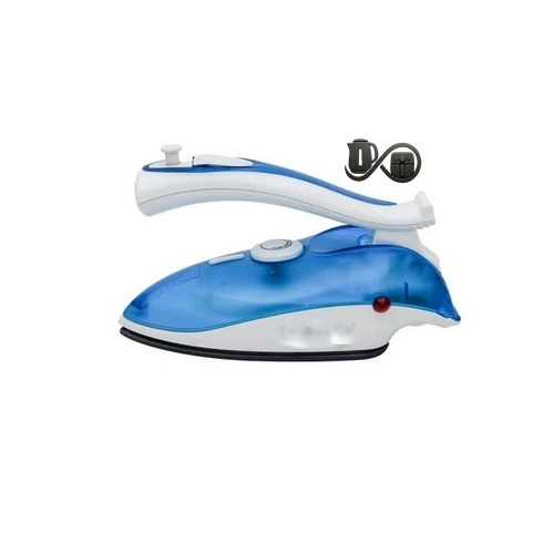 اتو مسافرتی مکسی دسته تاشو ابی