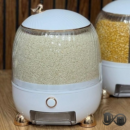 جا برنجی طرح گنجشک سفید رزگلد نمای برنج شده