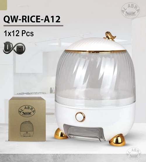 مشخصات جا حبوباتی چرخشی طرح گنجشک سفید رزگلد