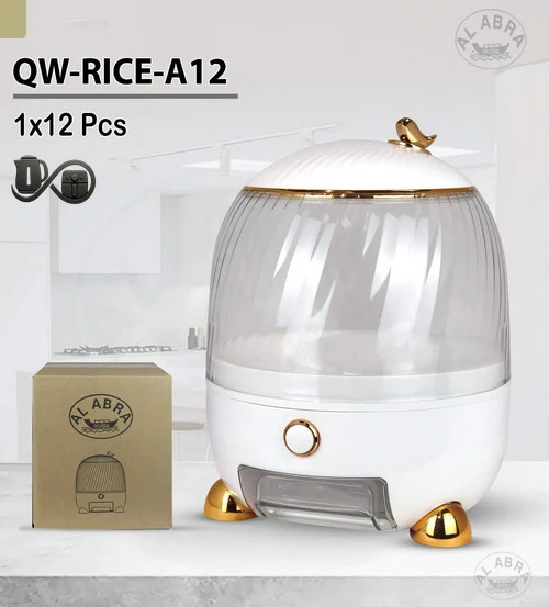 مشخصات جا حبوباتی چرخشی طرح گنجشک سفید رزگلد