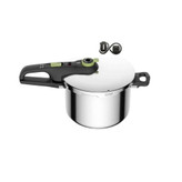 نمای بغل قابلمه ۶ لیتری زودپز دوقلو تفال