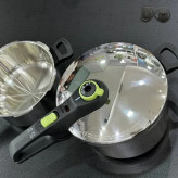 نمای بالای زودپز دوقلو تفال Secure Trendy