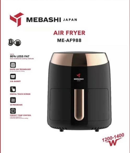 مشخصات سرخ‌کن مباشی مدل ME-AF988 مشکی