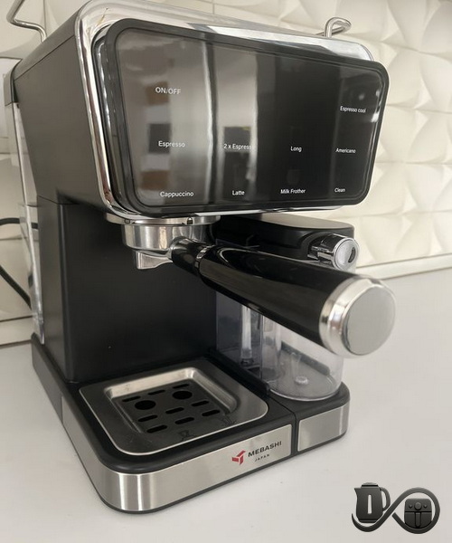 اسپرسوساز مباشی ME-ECM 2505 نمای بغل